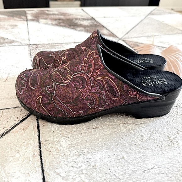 Sanita Women's Vegan Cosmic Clog Fuchsia Textile Size 38/7.5 - Picture 15 of 16